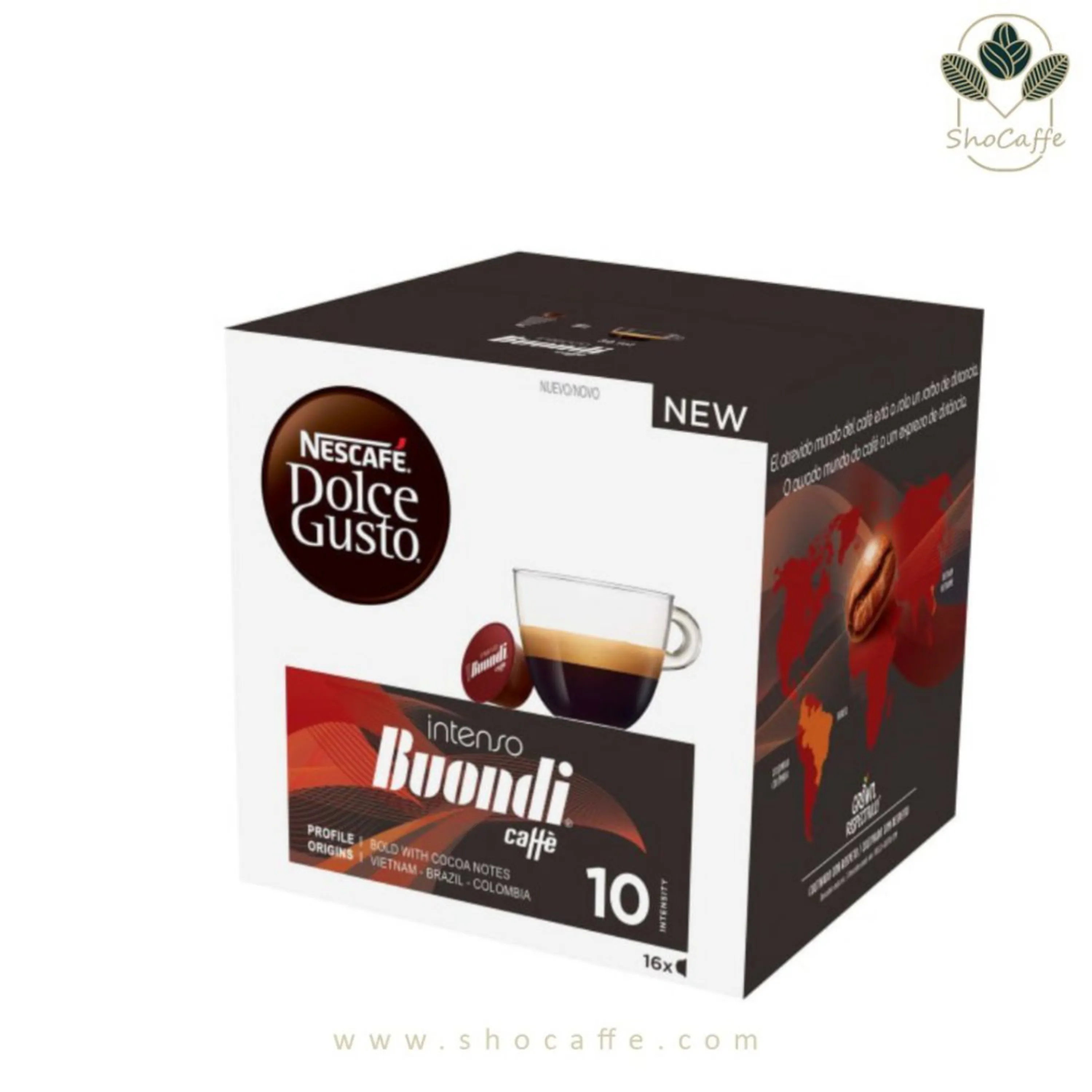 کپسول قهوه دولچه گوستو مدل باندی اینتنسو Buondi Intenso